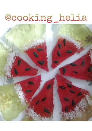 عکسی از دستور ژله هندونه ای