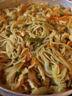 Una foto de Chop suey simple