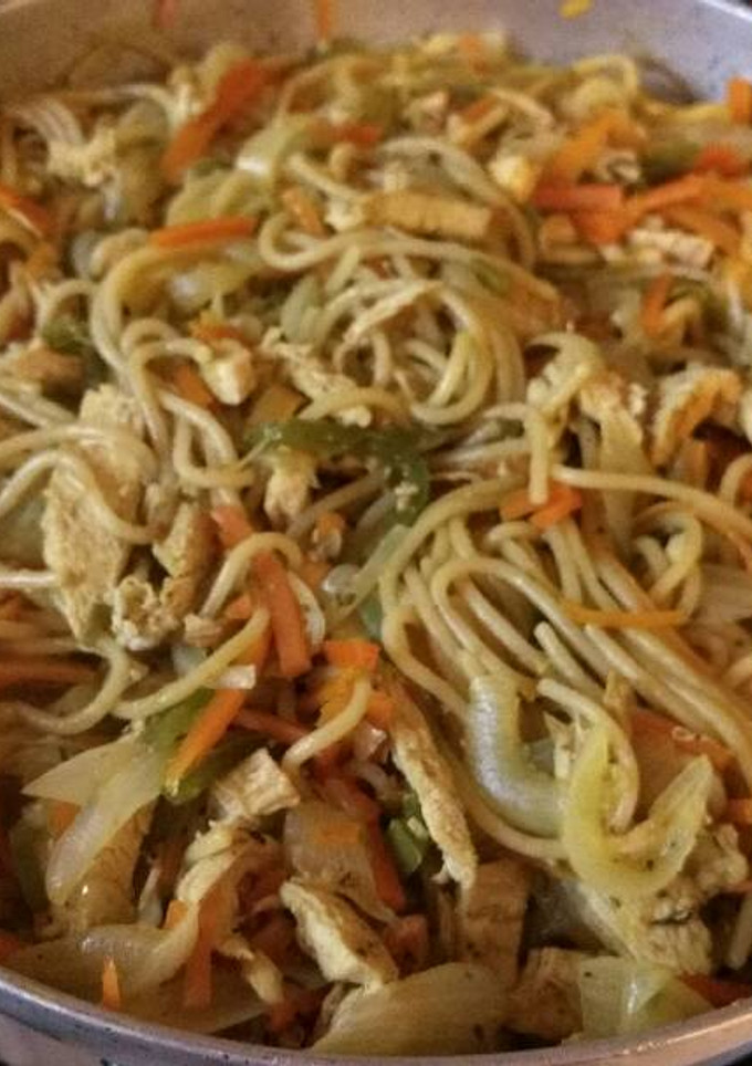 Una foto de Chop suey simple