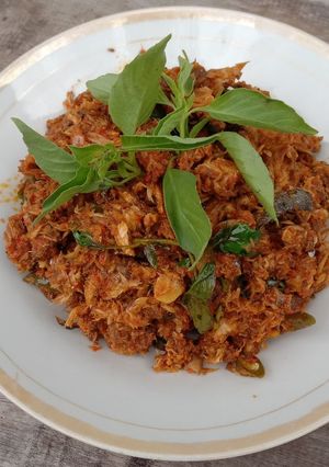 Foto resep Tongkol suir pedas manis
