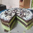 Brownies coklat pandan lembuuttttt