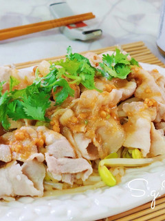 花生醬拌肉片芽菜 的食譜成品照片