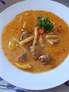 Palócleves maradék pecsenyehúsból recept fotója