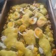 Queso de almendras a lo bechamel