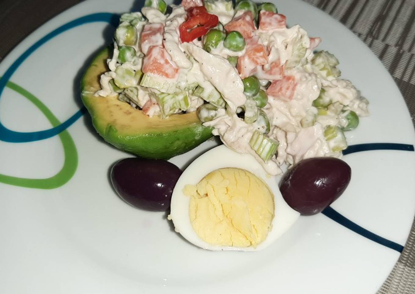 Palta rellena a mi estilo