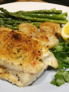 A picture of Stuffed Flounder Fillets.