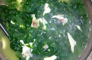 Canh rau ngót (rau cải mào gà hoặc cải đông dư non) nấu cá rô phi