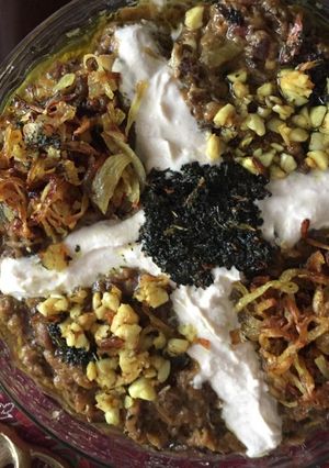 عکسی از دستور کشک بادمجان