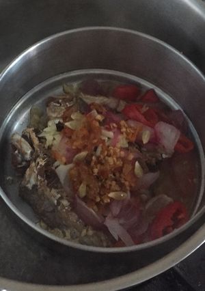 Foto resep Tim ikan Asin