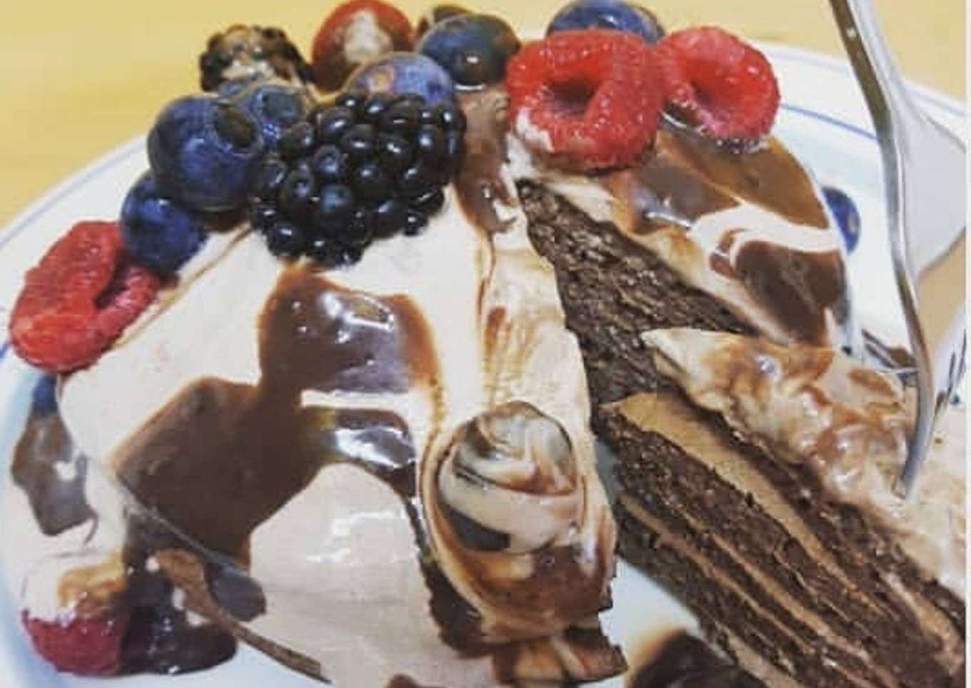 Tortitas "selva negra" fit