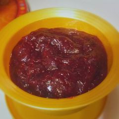 A picture of Orange Infused Cranberry Sauce.