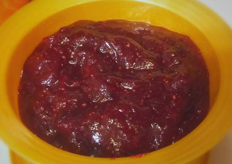 Recipe of Yummy Orange Infused Cranberry Sauce