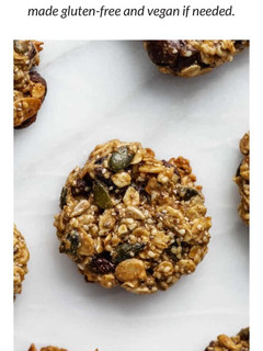 Una foto de Cookies saludables (sin azúcar, sin gluten y con opción vegana) 🍪