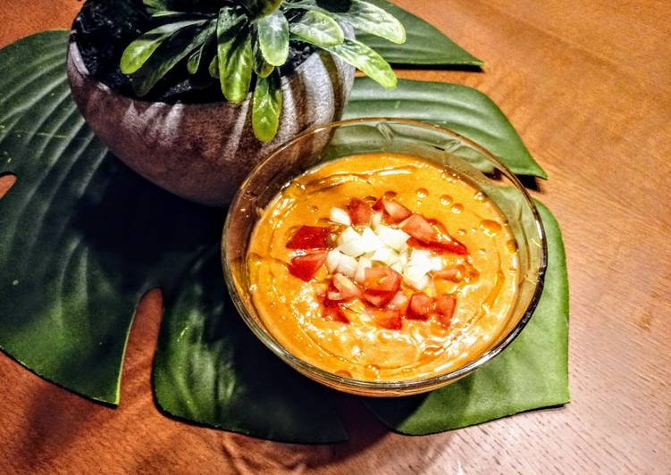 Gazpacho andaluz  suave y ligero - mi receta definitiva