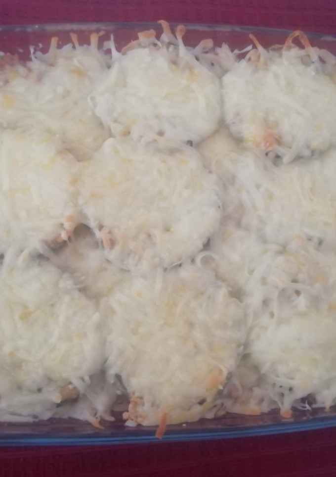 Una foto de Tarta gratinada de berenjena