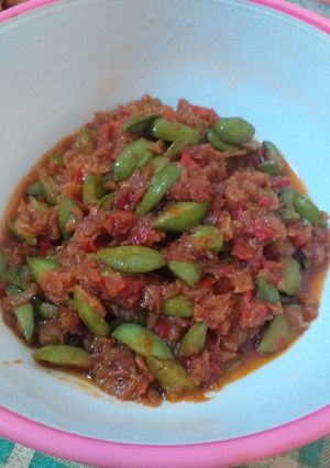 Foto resep Sambal goreng pete rebon