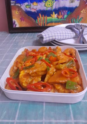 Foto resep Tahu udang saus padang