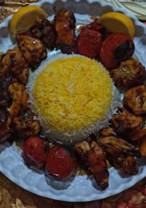 عکسی از دستور جوجه کباب 😋😋