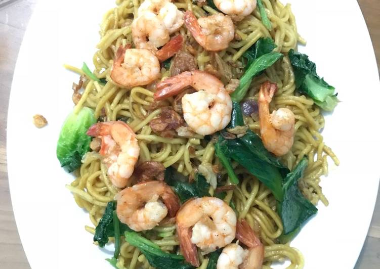 Resep Mie goreng special pake udang, Lezat