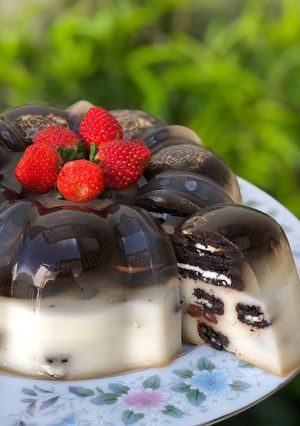 Foto resep Oreo nutella pudding