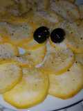 Carpacho de calabacin