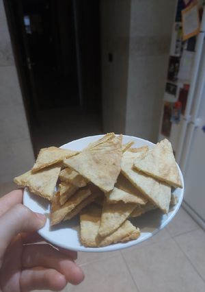 Una foto de Nachos keto