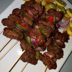 Suya kebab A picture of Suya kebab.