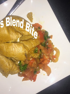 A picture of Bean cake and sauce(Moimoi).