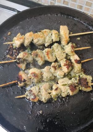 A picture of Chicken Malai Tikka.
