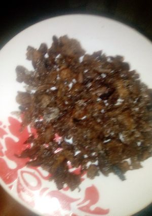 A picture of Homemade mini fried beef.