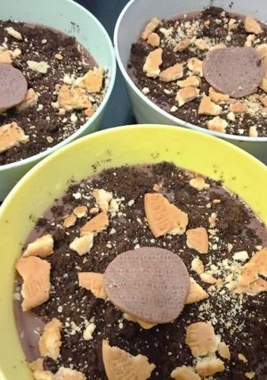 Foto resep Puding Puyo Coklat Sehat | Cemilan Anak | Bekal Sekolah