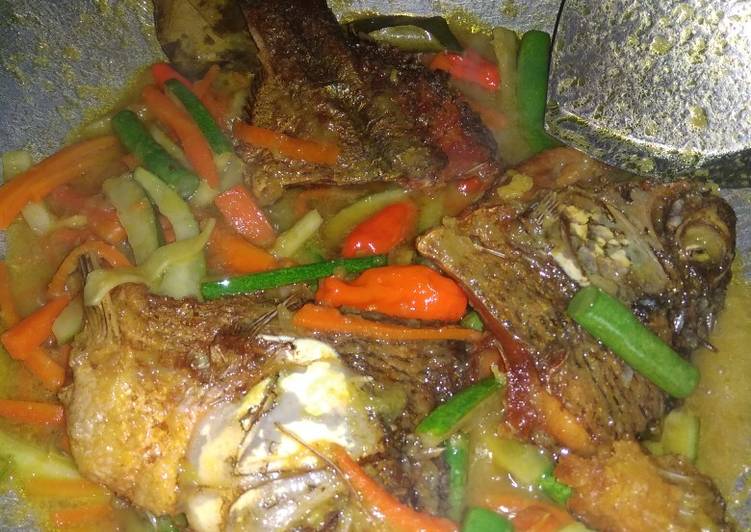 Cara buat Ikan bumbu acar Sederhana Untuk Jualan