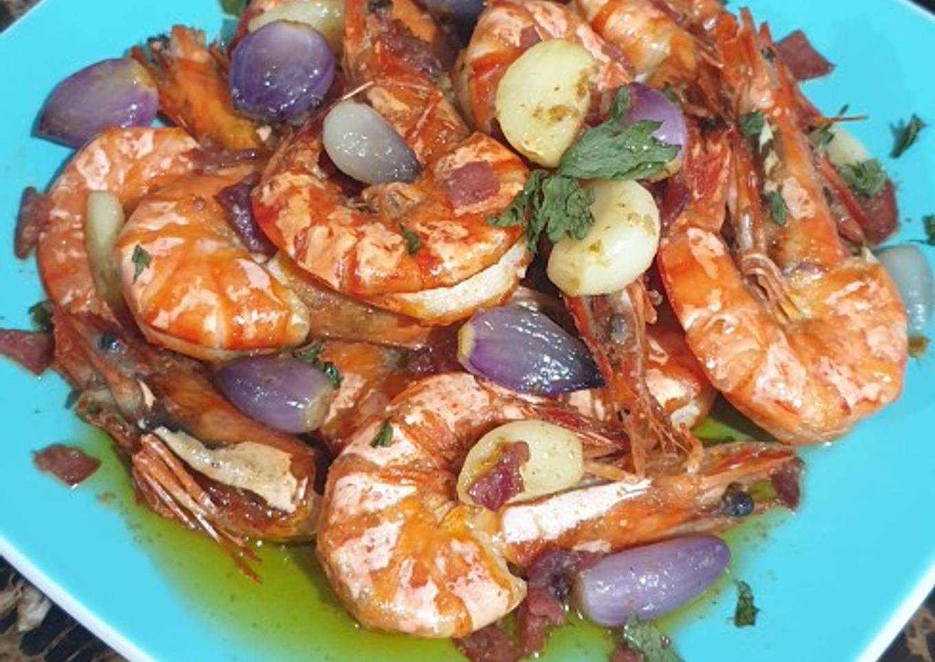 Butter garlic shrimp