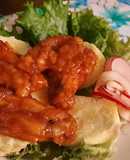 Alitas a la bbq