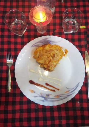 A picture of Veg lasagne.