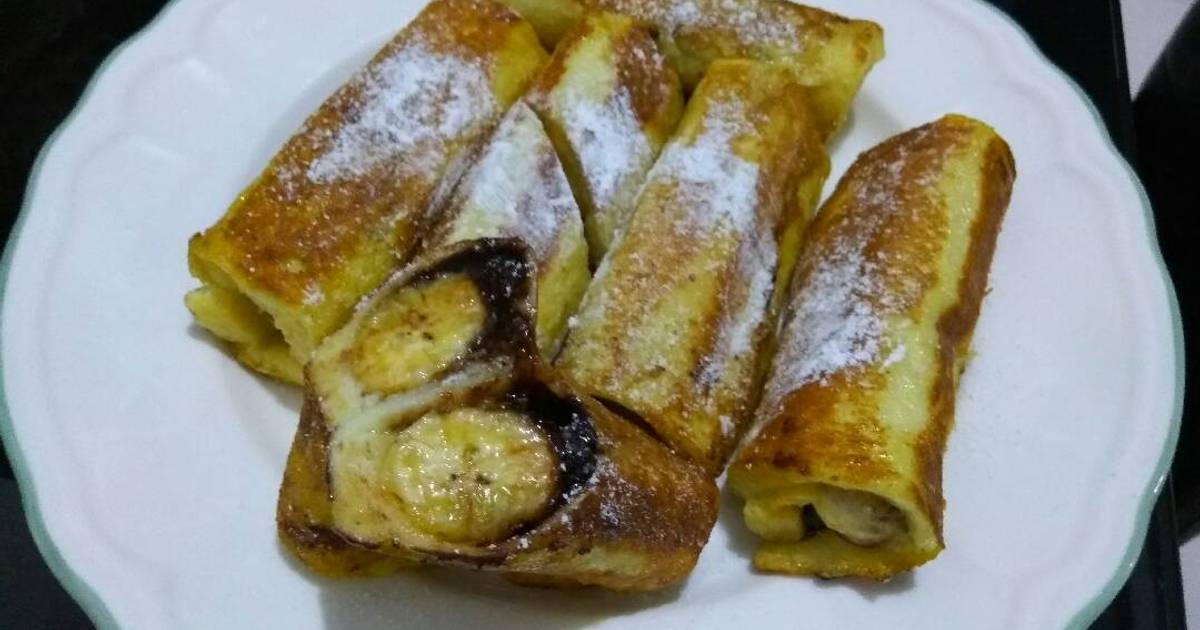  Resep  Roll Roti  pisang caramel  coklat mozarella oleh 