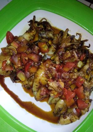 Foto resep Cumi Panggang Bumbu Sate