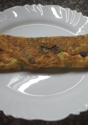 Una foto de Omelette a las finas hierbas