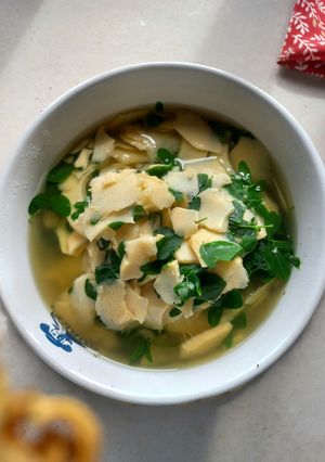 Foto resep Sayur rebung daun kelor