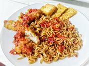 Gambar minyak ayam mie geprek