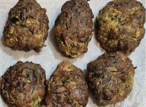 O poză a rețetei Chiftele de zucchini low-carb.