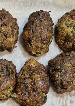 O poză a rețetei Chiftele de zucchini low-carb.