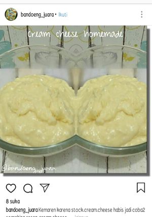 Foto resep Cream cheese homemade
