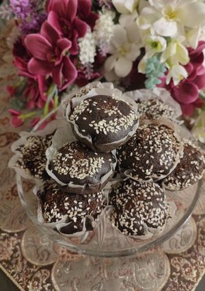 عکسی از دستور کاپ کیک شکلاتی 🍫🍫🍫🍫