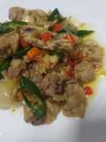Tumis ayam simanalagi
