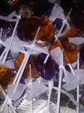 Paletas, chupetines color y sabor