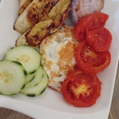 A picture of Pan Roasted Tomato Slices.