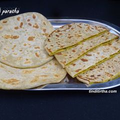 A picture of Broccoli paratha.
