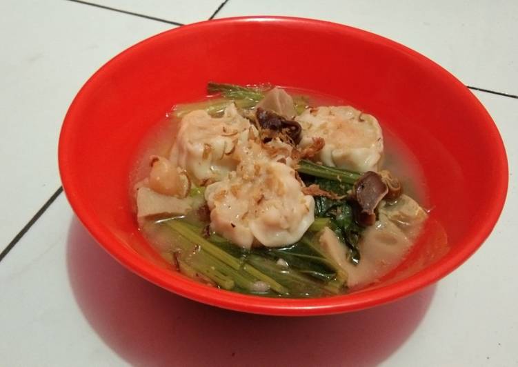 Resep 013. Tumis Sawi mix Siomay Udang | Cara Membuat 013. Tumis Sawi mix Siomay Udang Yang Enak Dan Mudah