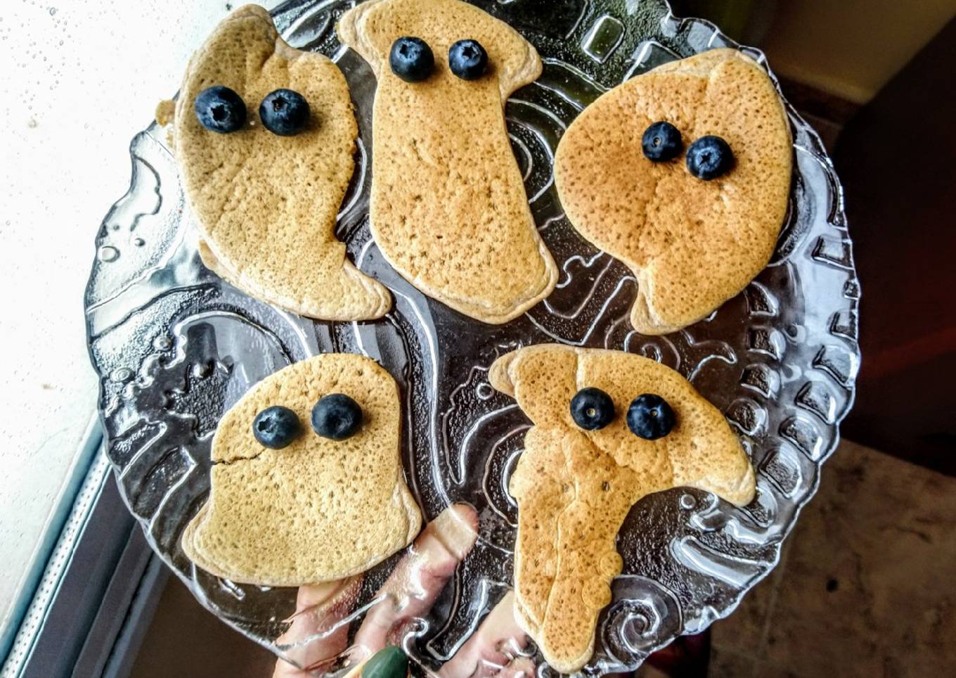 Tortitas de fantasma (Halloween)